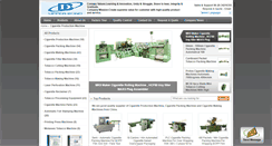 Desktop Screenshot of cigaretteproductionmachine.com